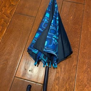 Kids Blue Patterned Umbrella